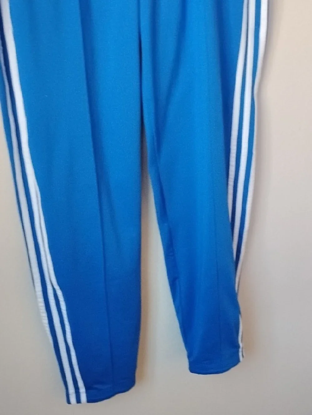 Vintage late 90's adidas Royal Blue Joggers with White Three-Stripes